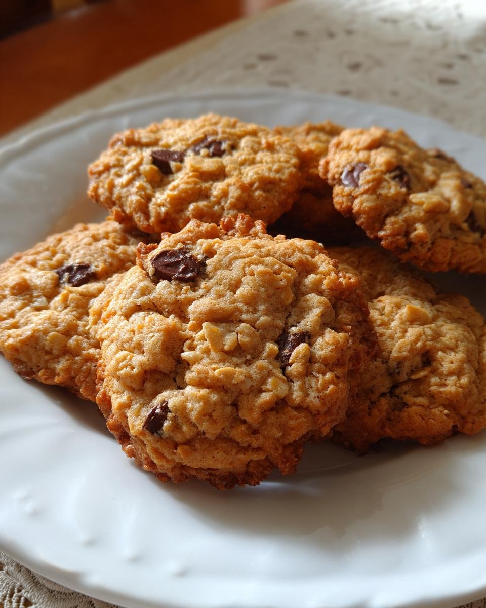 Grandma's Peanut Butter Oatmeal Chocolate Chip Cookies - detail 1