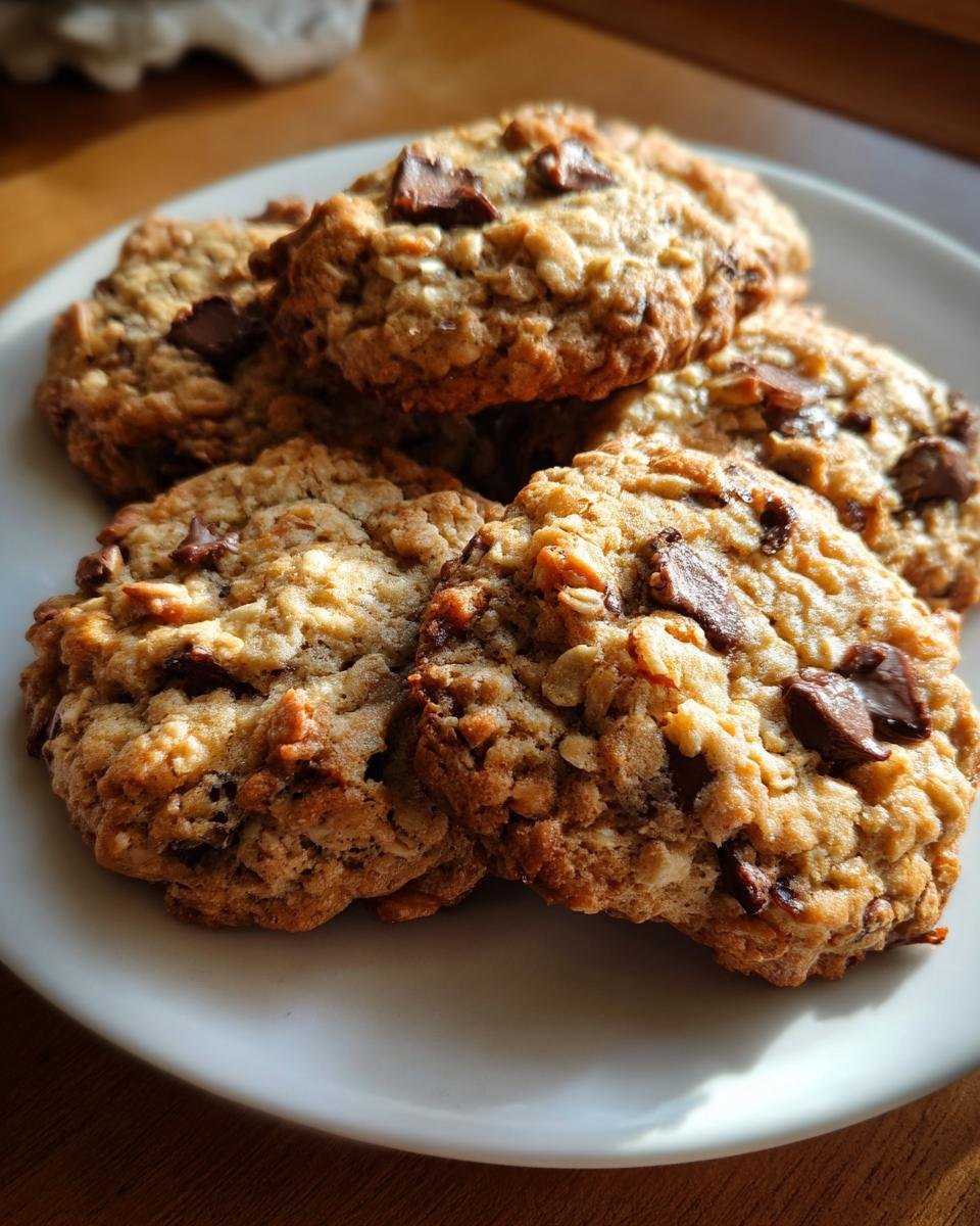 Grandma's Peanut Butter Oatmeal Chocolate Chip Cookies - detail 2