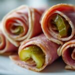 Ham and Pickle Roll-Ups