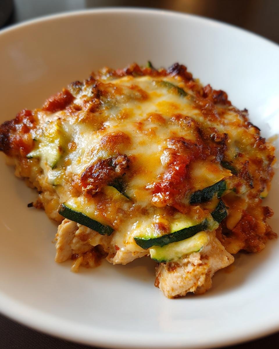 Loaded Chicken Zucchini Bake - detail 3