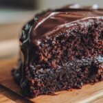 Moist Chocolate Cake with Ganache Frosting