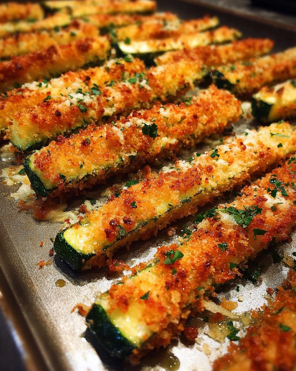 Oven Baked Zucchini Spears - detail 4