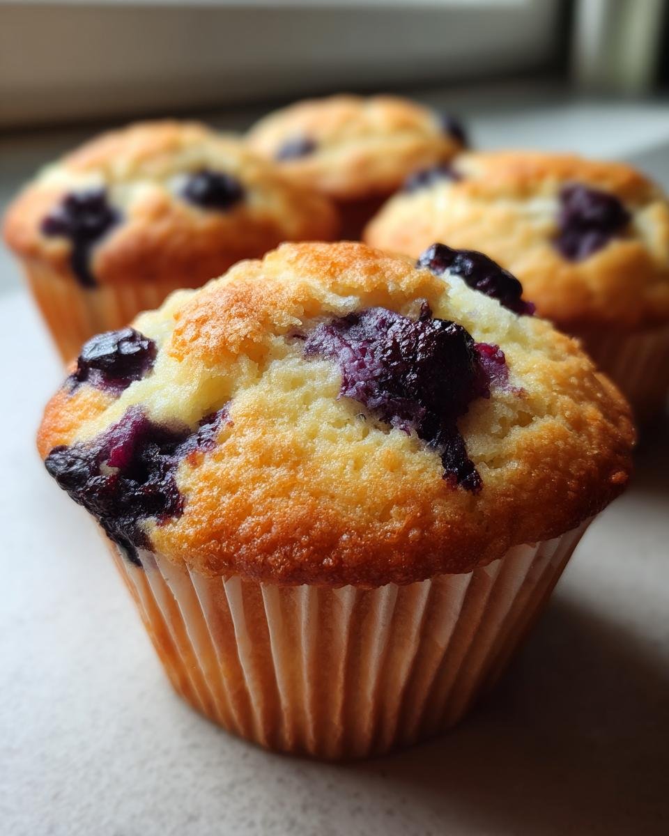 Perfect Blueberry Muffins - detail 3