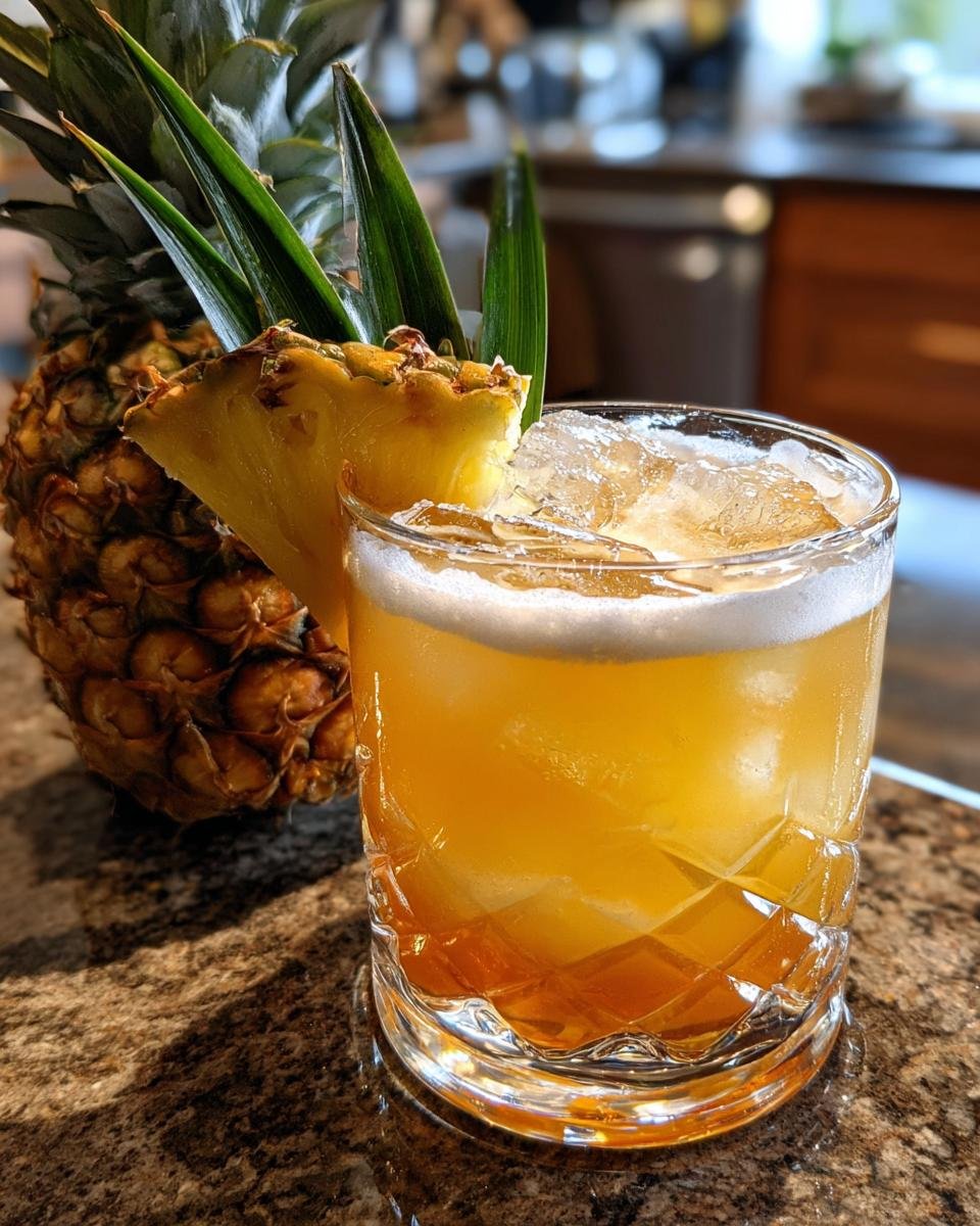 Pineapple Bourbon Honey Sour - detail 1
