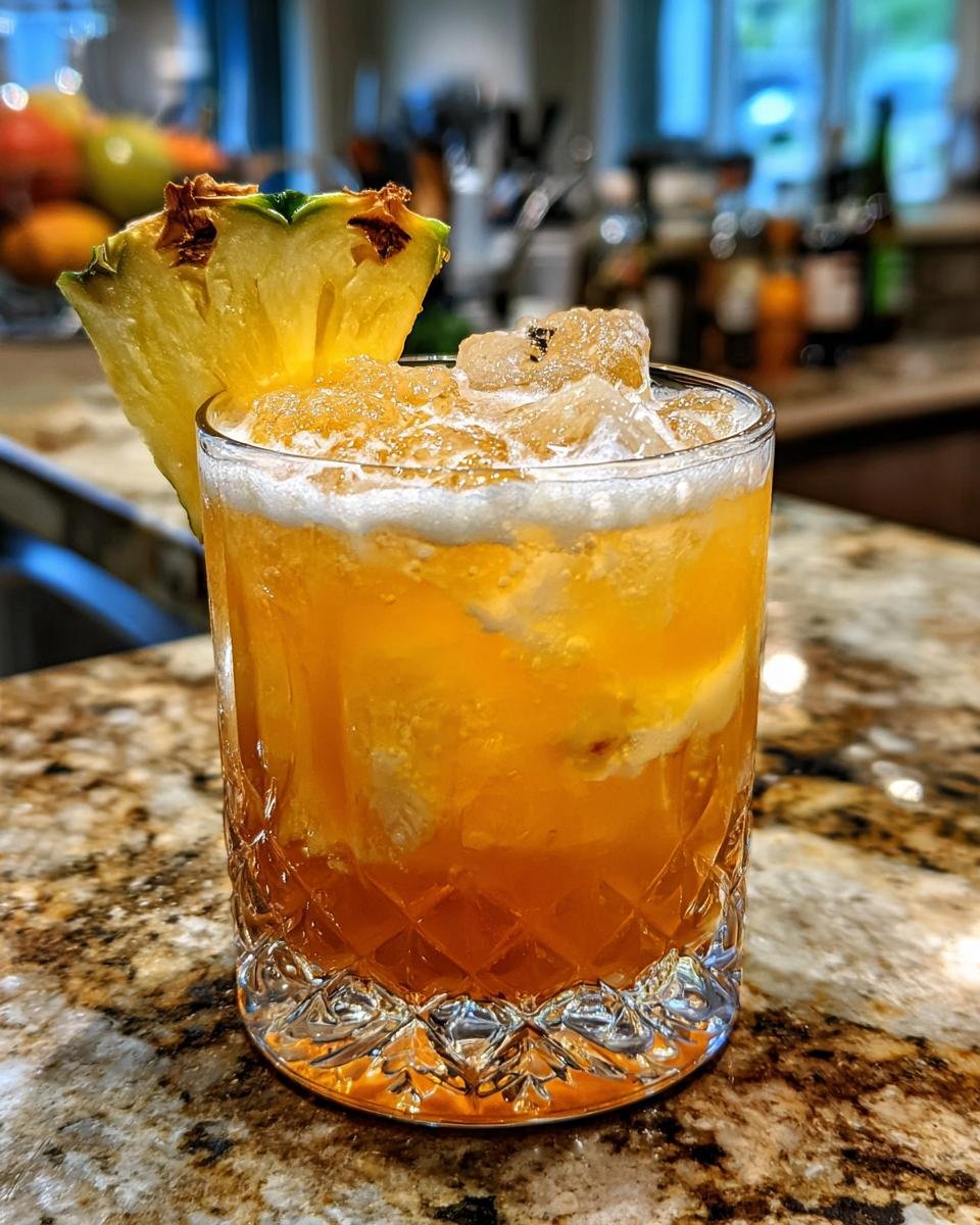 Pineapple Bourbon Honey Sour - detail 2
