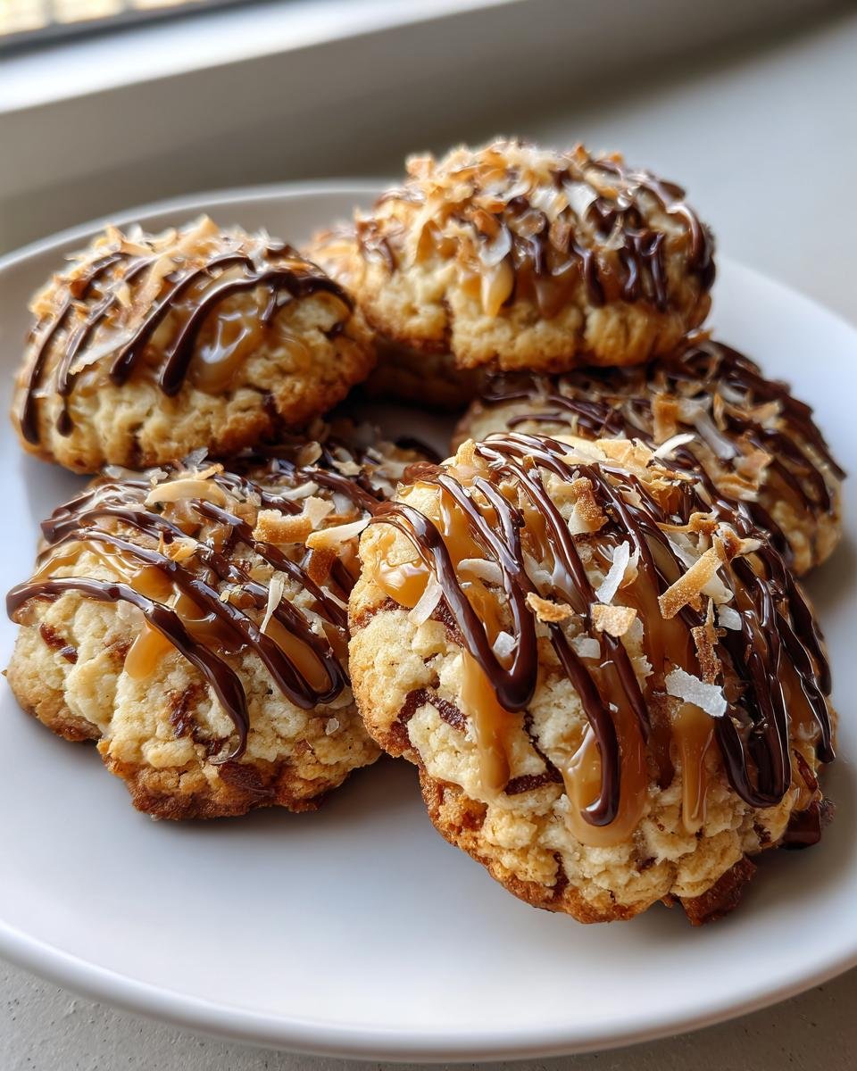 Stuffed Samoa Cookies - detail 1