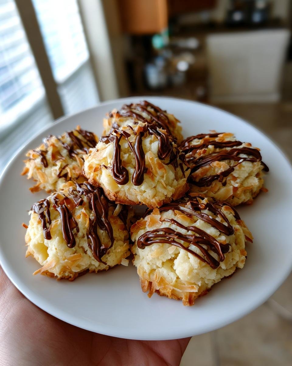 Stuffed Samoa Cookies - detail 2