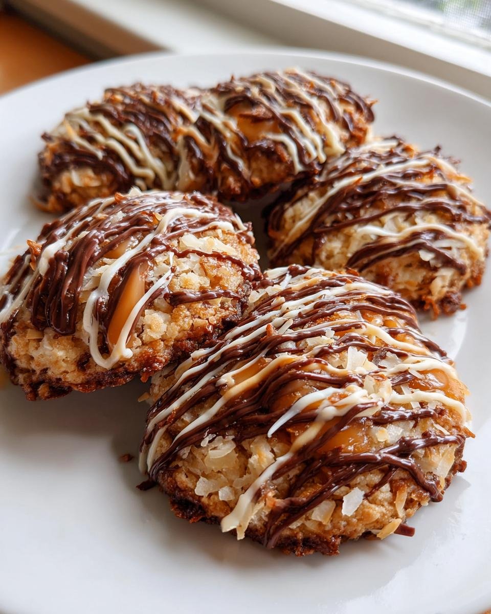 Stuffed Samoa Cookies - detail 3