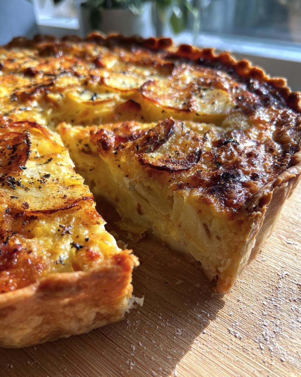 Tartiflette-Style Quiche - detail 3