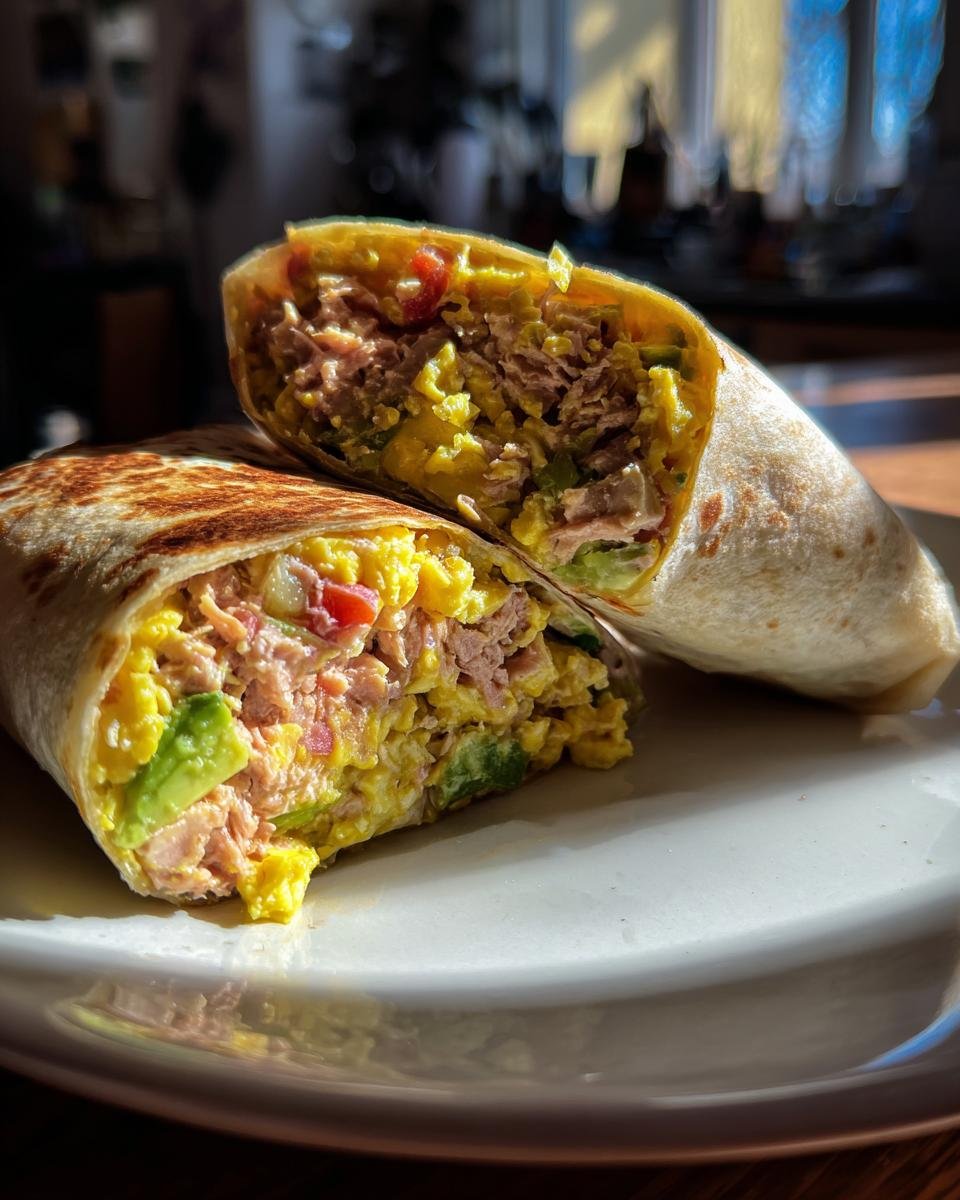 Tuna Avocado Egg Wrap - detail 4