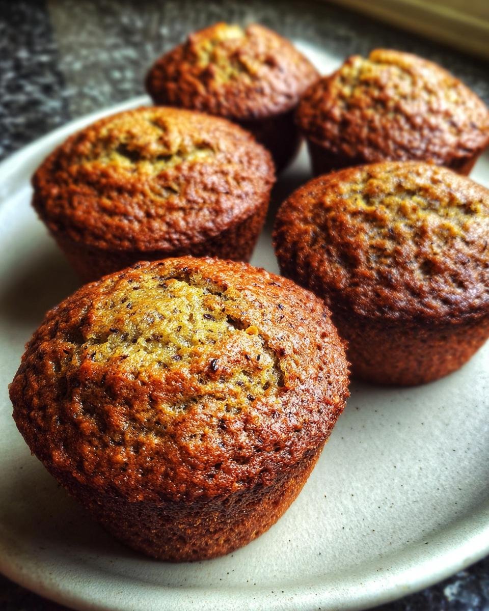 F&uuml;nf unwiderstehliche Avocado-Muffins f&uuml;r ein gesundes Fr&uuml;hst&uuml;ck auf einem Teller, nahaufnahme.