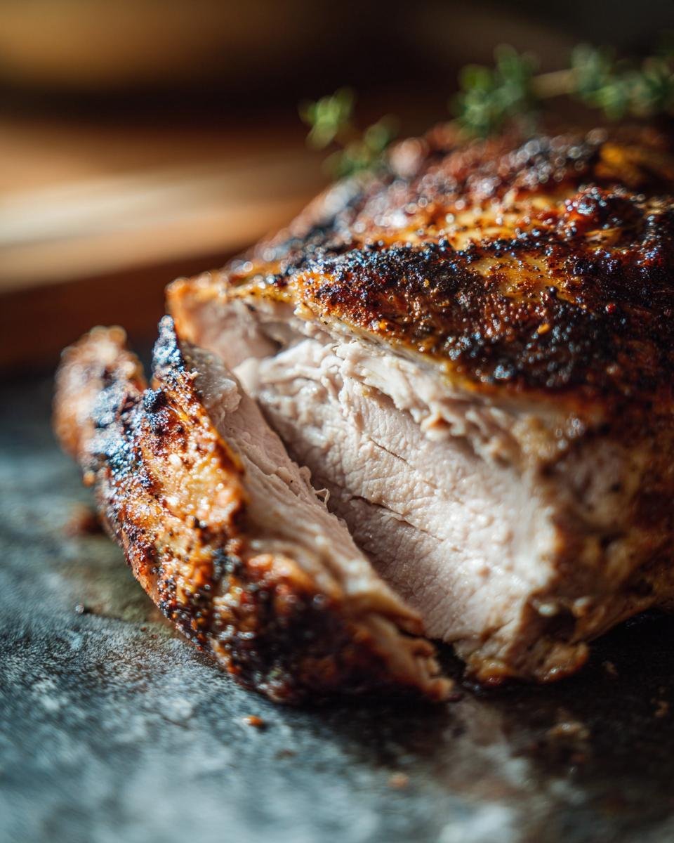 Nahaufnahme von saftigem Vergessenem H&auml;hnchen & Reis, mit knuspriger Kruste und zartem Inneren.