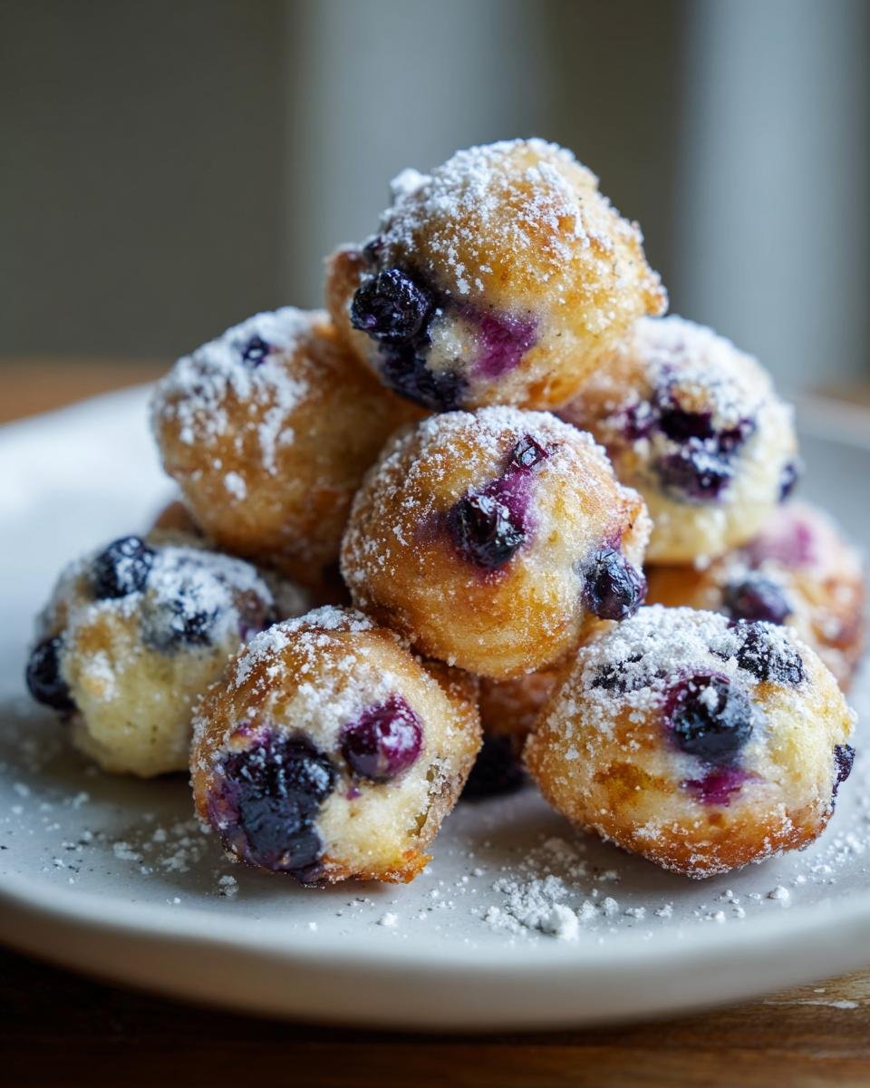 Healthy Baked Blueberry Fritter Bites - Other 4